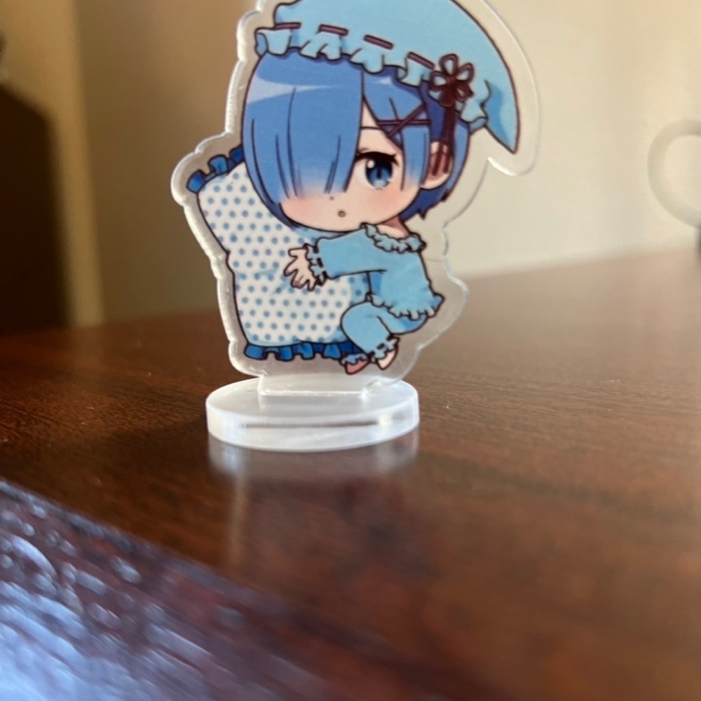 Re:Zero acrylic mini stand Kawaii Japanese Anime